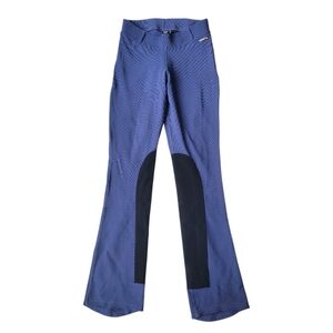 Kerrits Womens Microcord Bootcut Pocket Knee-Patch Breech Indigo Medium